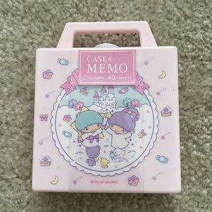Sanrio Little Twin Stars Case & Memo